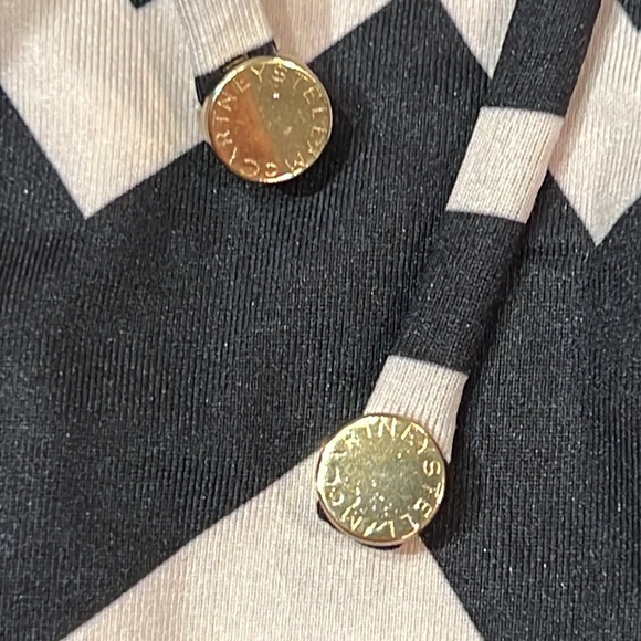 Stella McCartney Drawstring Tunnels Chevron One Piece - Picture 8 of 16